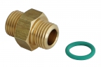 Dubbelnippel G1/4“u-G1/4“u, mässing (Tillbehör)