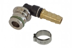 Mässingsanslutning ø10 mm, för pump 12 V / 10 bar  