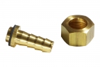 Slangkoppling i mässing, G1/2” för 10 mm slang (Tillbehör)