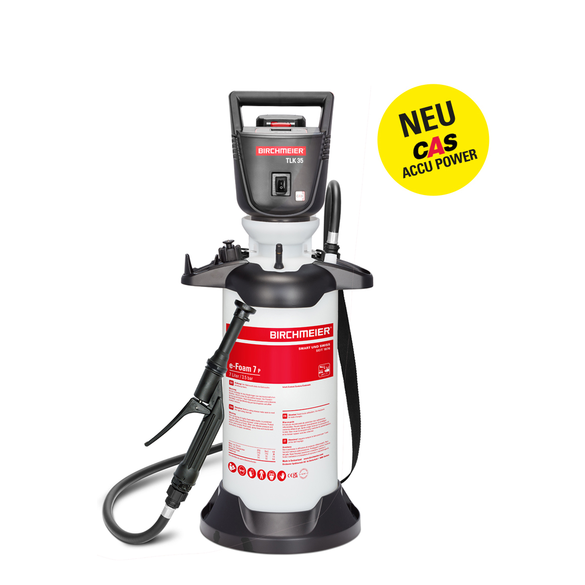 e-Foam 7 P (CAS inklusive batteri och laddare)