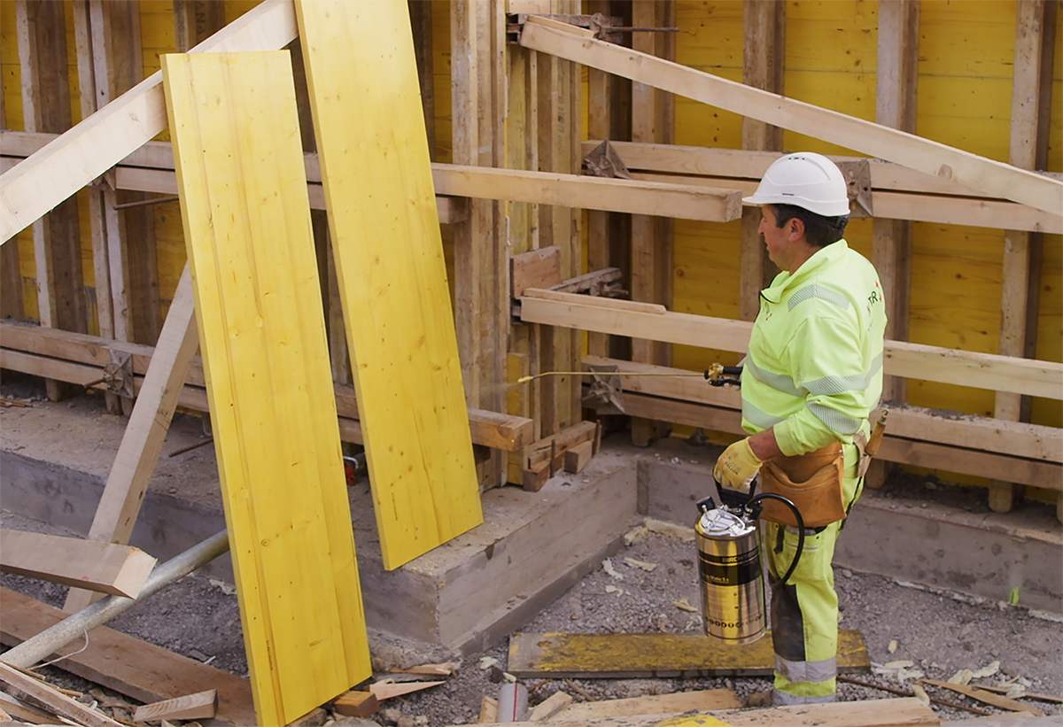 5-Liter Sprühgerät Spray-Matic 5 S mit Handpumpe und Pressluftanschluss von Birchmeier für Schalöl, Schalung, Baustelle